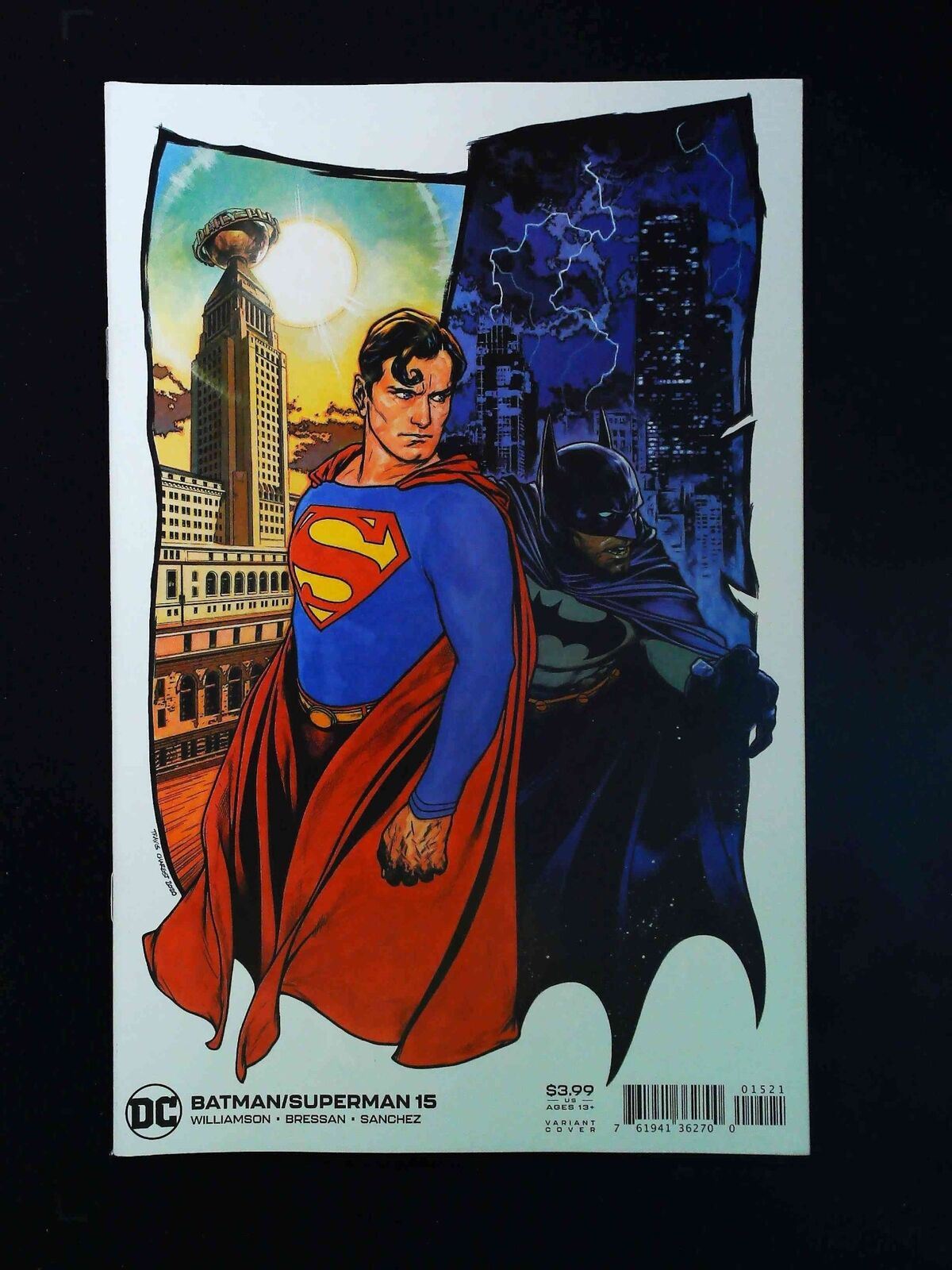 Batman Superman #15B Dc Comics 2021 Nm Charest Variant