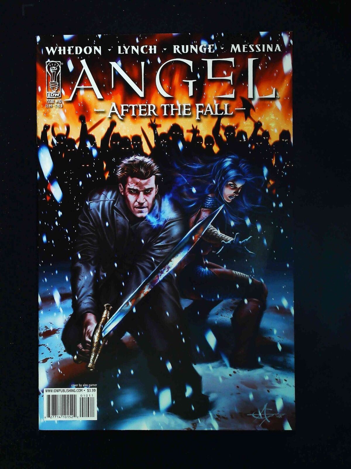 Angel After The Fall #10B Idw Comics 2008 Nm Garner Variant