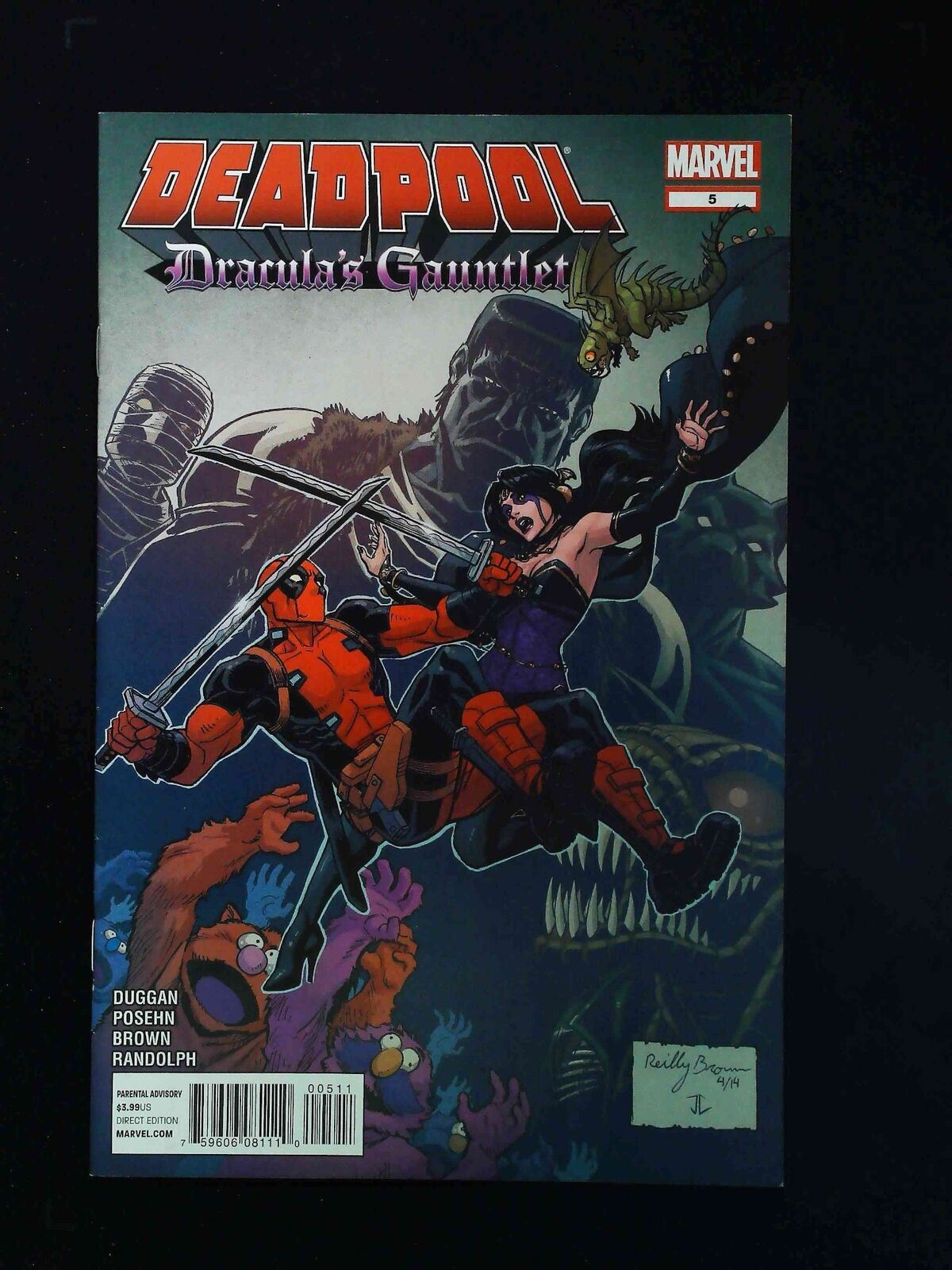 Deadpool Dracula'S Gauntlet #5 Marvel Comics 2014 Vf/Nm