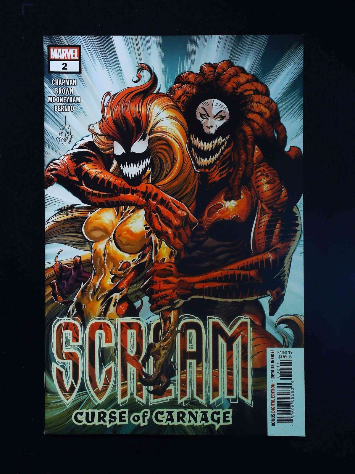 Scream Curse Of Carnage #2 Marvel Comics 2020 Nm-