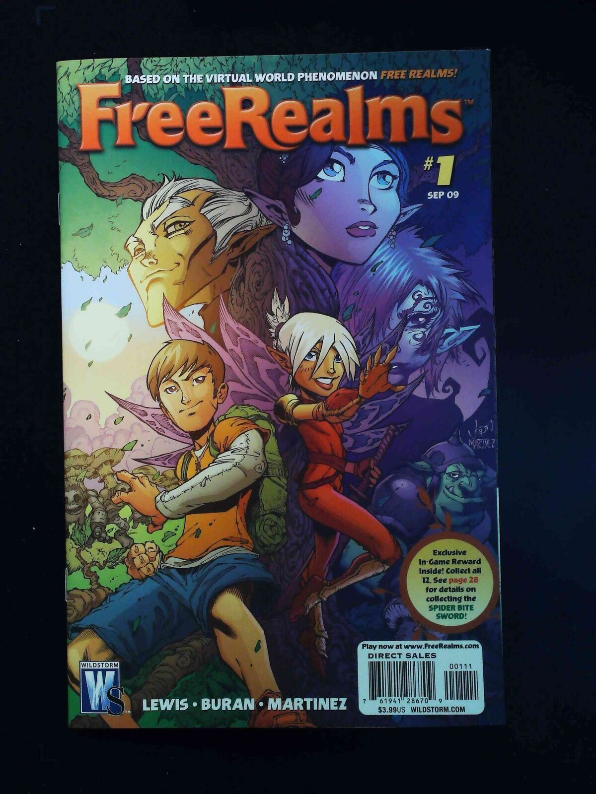 Free Realms #1 Dc/Wildstorm Comics 2009 Nm