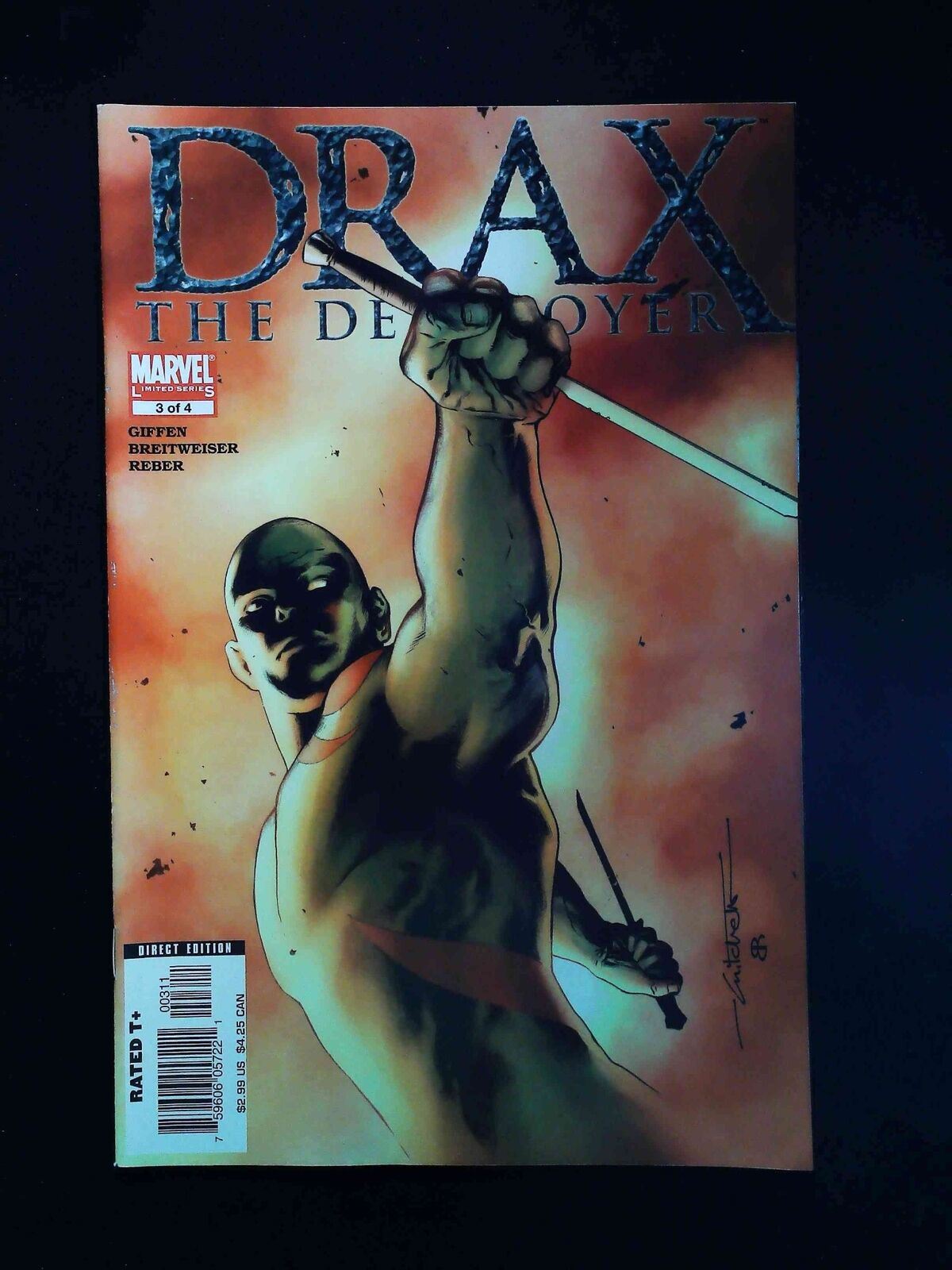 Drax The Destroyer #3 Marvel Comics 2006 Vf+