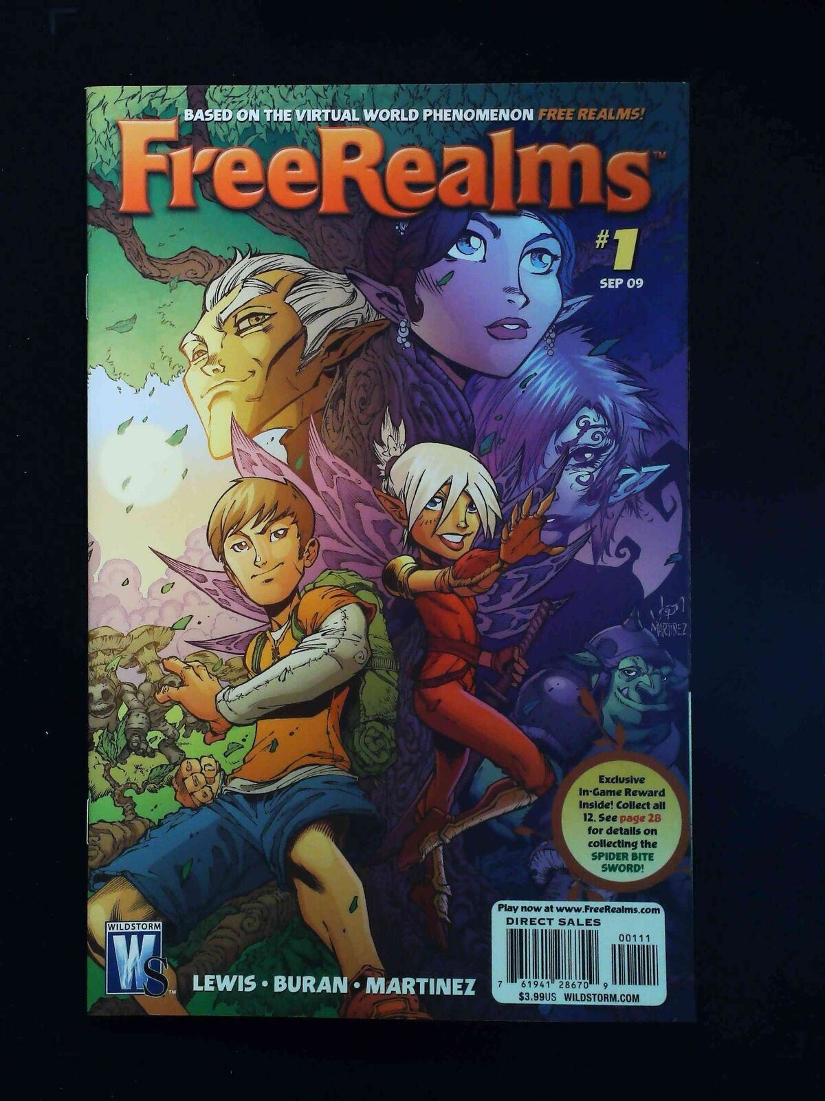 Free Realms #1 Dc/Wildstorm Comics 2009 Nm+