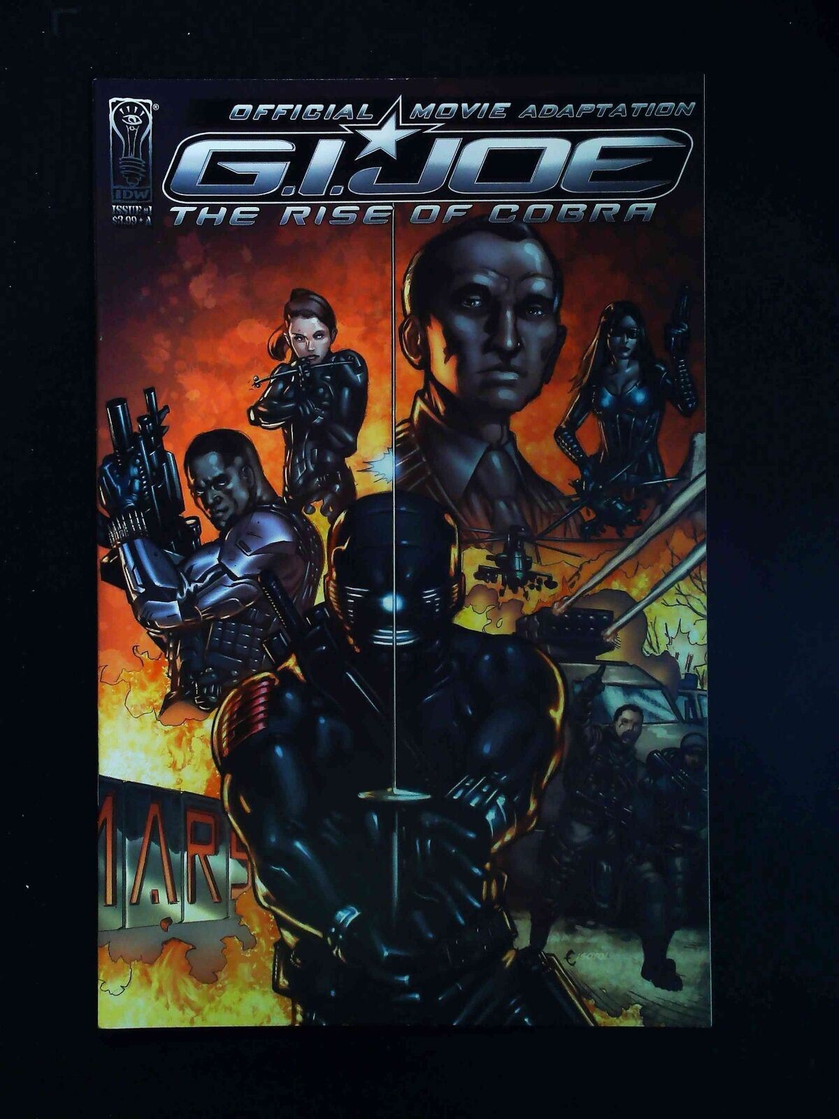 Gi Joe Movie Adaptation #1A Idw Comics 2009 Nm-