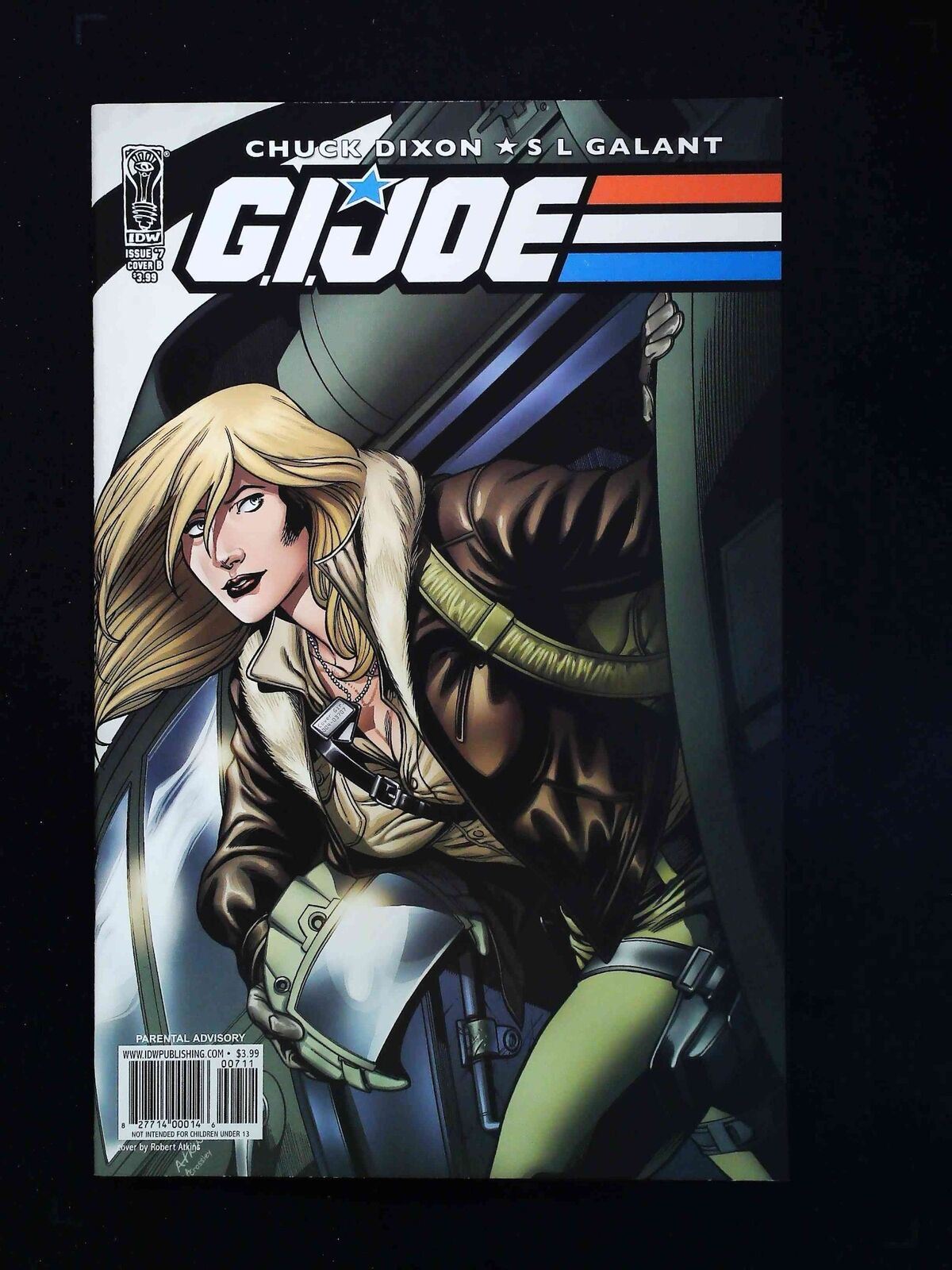 Gi Joe #7B Idw Comics 2009 Nm Atkins Variant