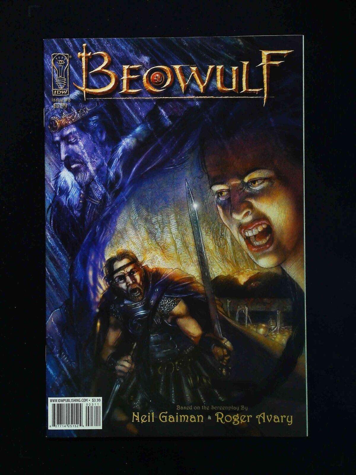 Beowulf #3 Idw Comics 2007 Vf+