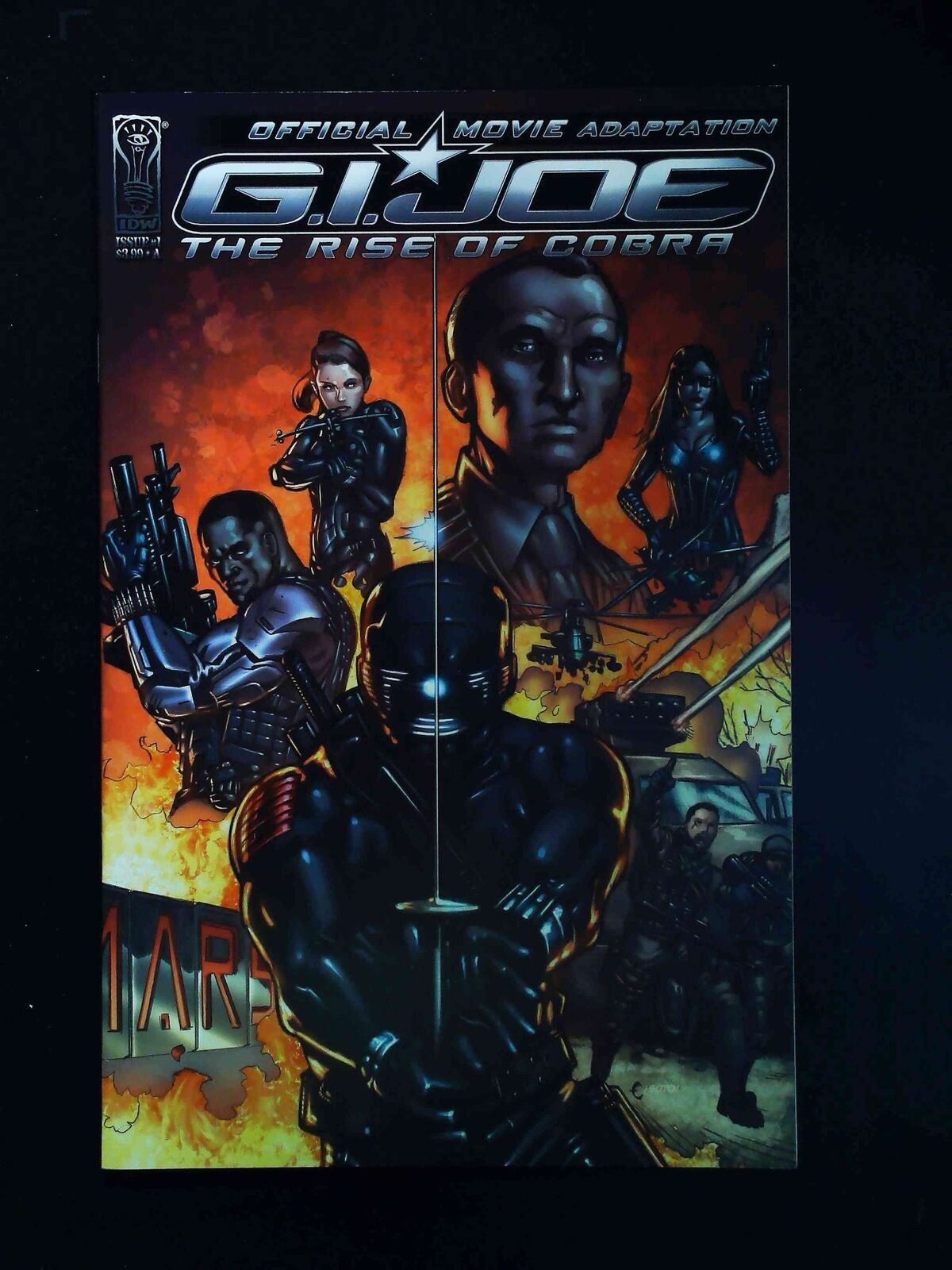 Gi Joe Movie Adaptation #1A Idw Comics 2009 Nm