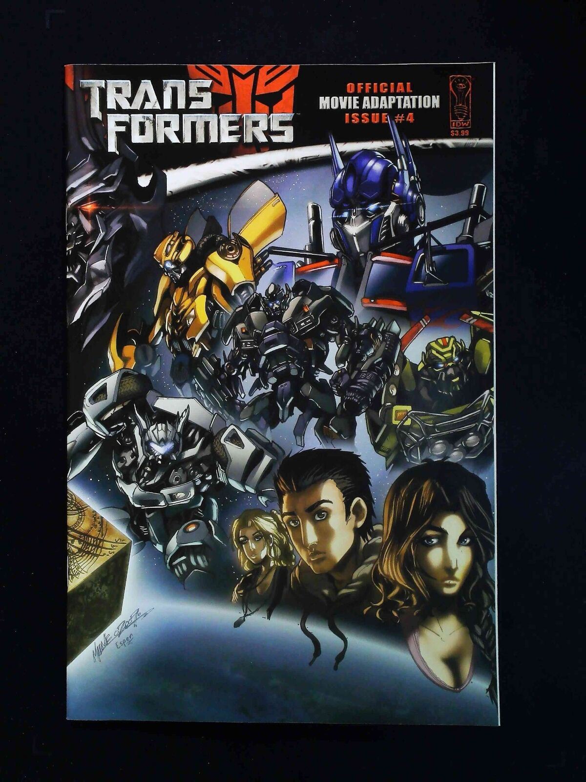 Transformers Movie Adaptation #4 Idw Comics 2007 Nm+