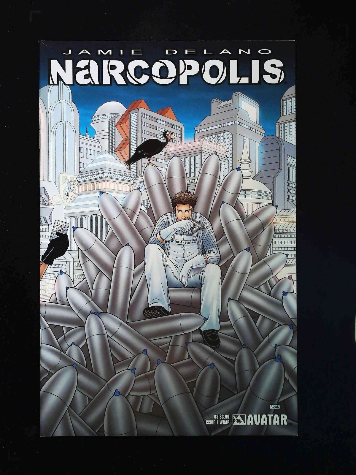 Narcopolis #1W Avatar Comics 2008 Nm- Rock Delano Variant