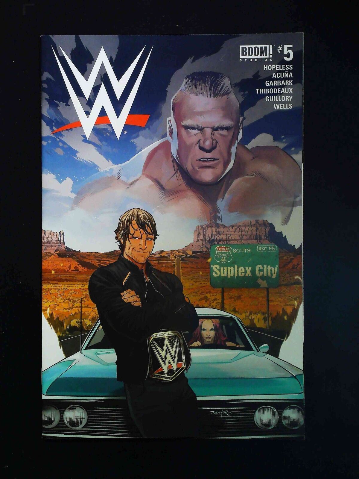 WWE #5 BOOM COMICS 2017 NM-