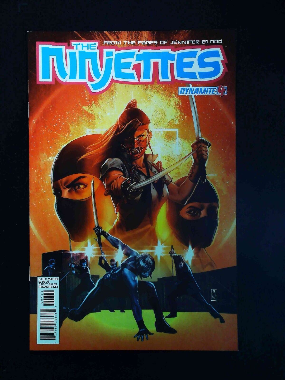 Ninjettes #4 Dynamite Comics 2012 Vf+