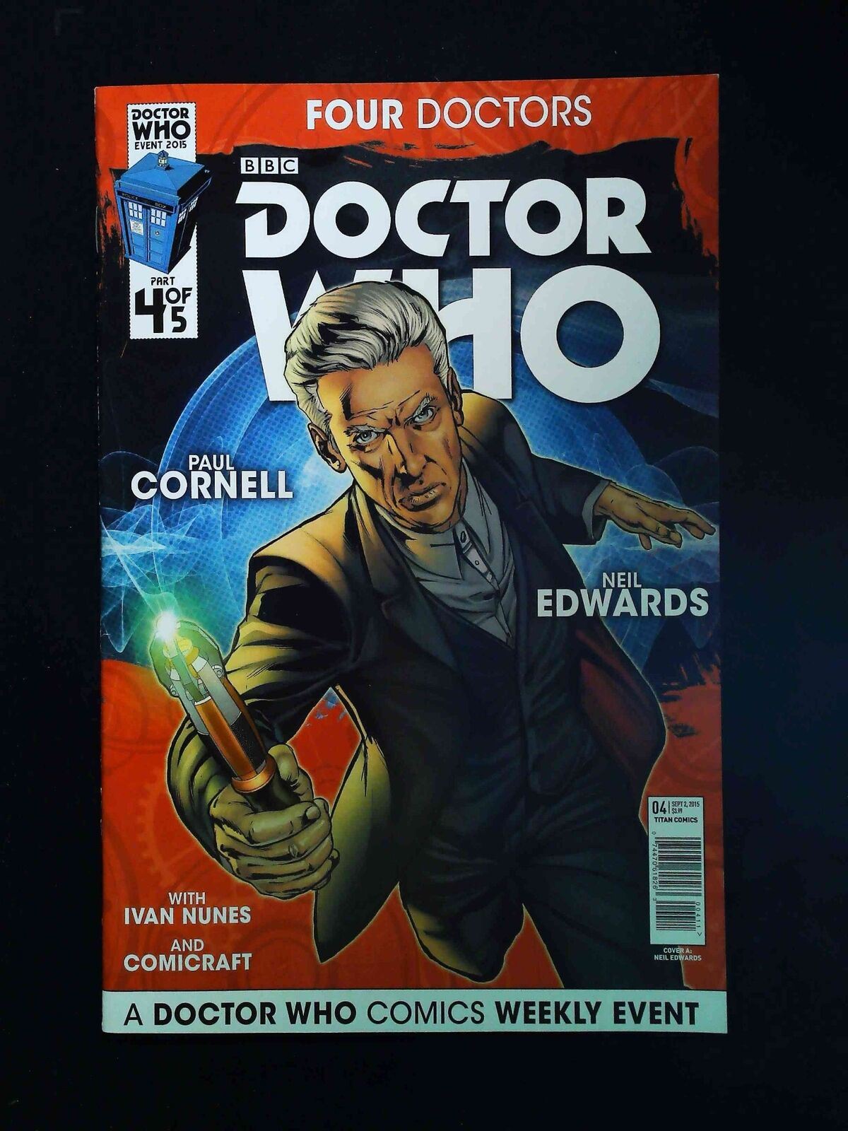 Doctor Who Four Doctors #4 Titan Comics 2015 Vf/Nm