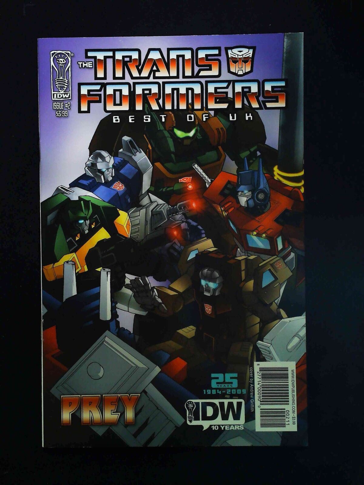 Transformers Best Of The Uk #2 Idw Comics 2009 Nm-
