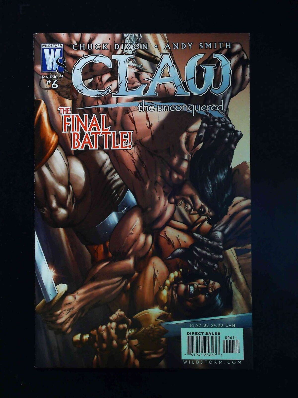 Claw The Unconquered #6 Dc/Wildstorm Comics 2007 Nm