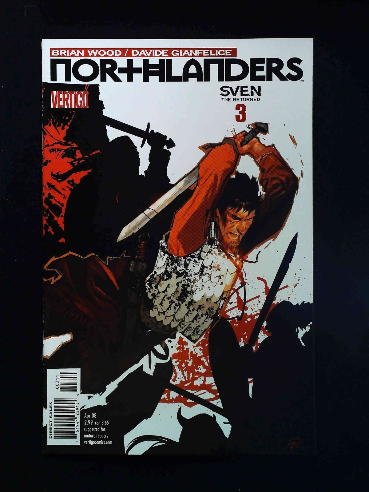 Northlanders #3 Dc/Vertigo Comics 2008 Nm