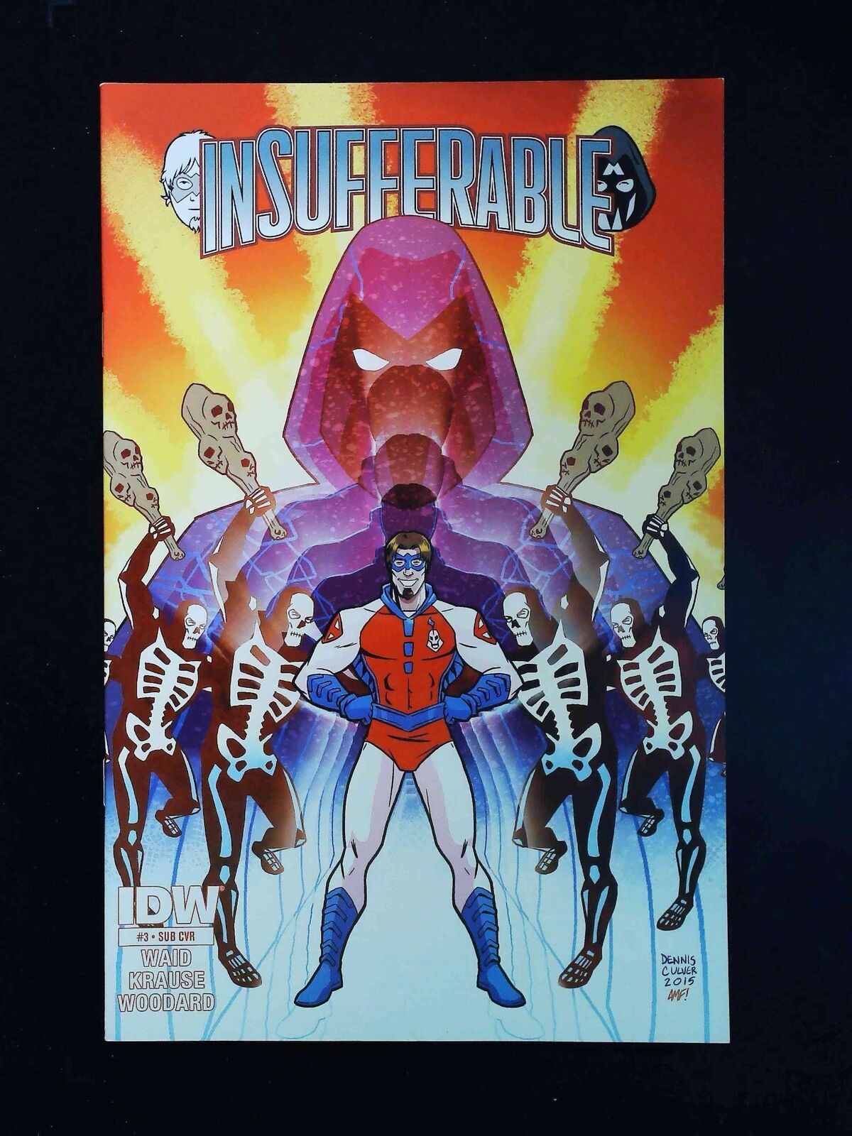 Insufferable #3Sub Idw Comics 2015 Nm+ Culver Variant