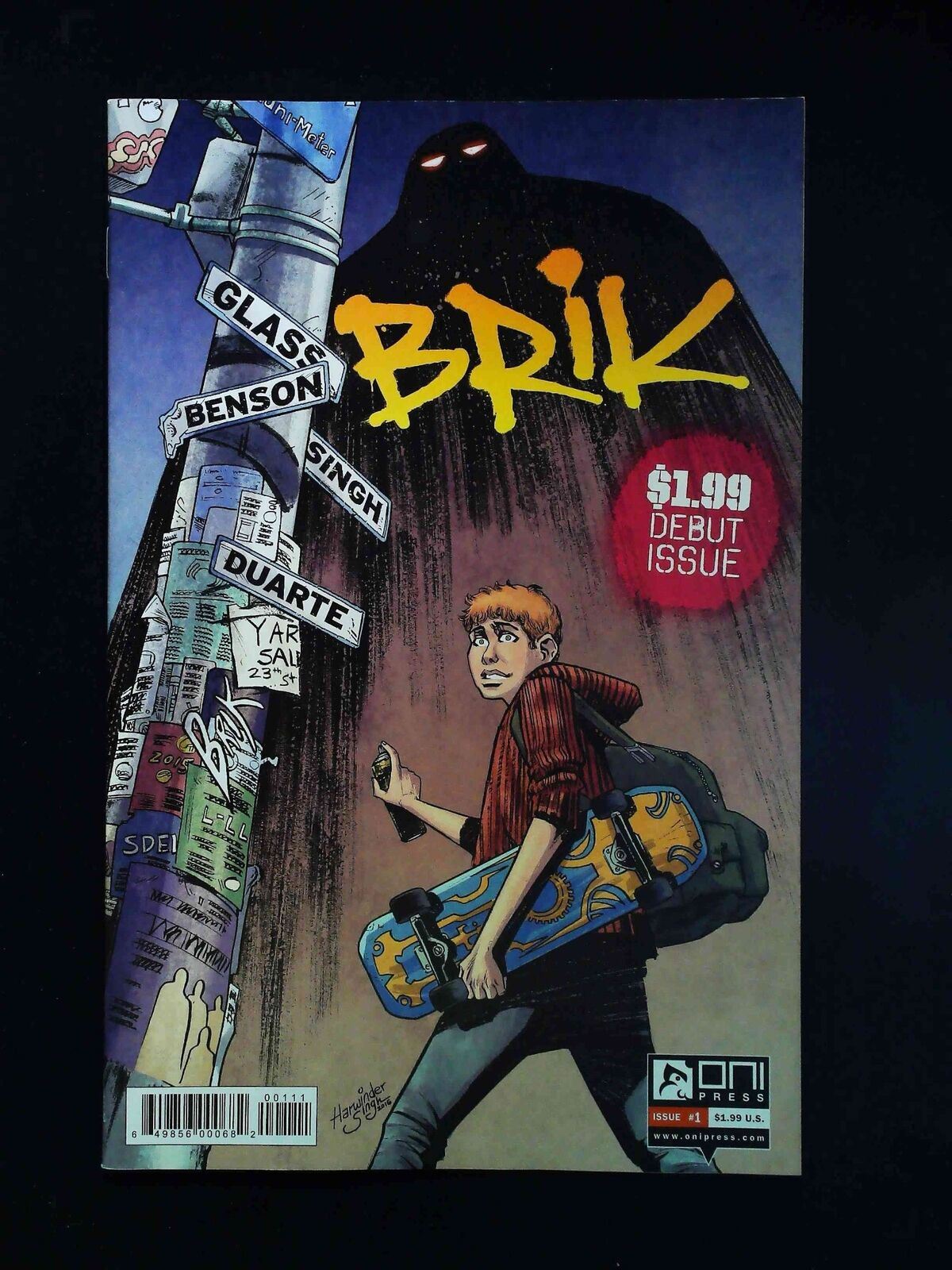 Brik #1 Oni Press Comics 2016 Vf+