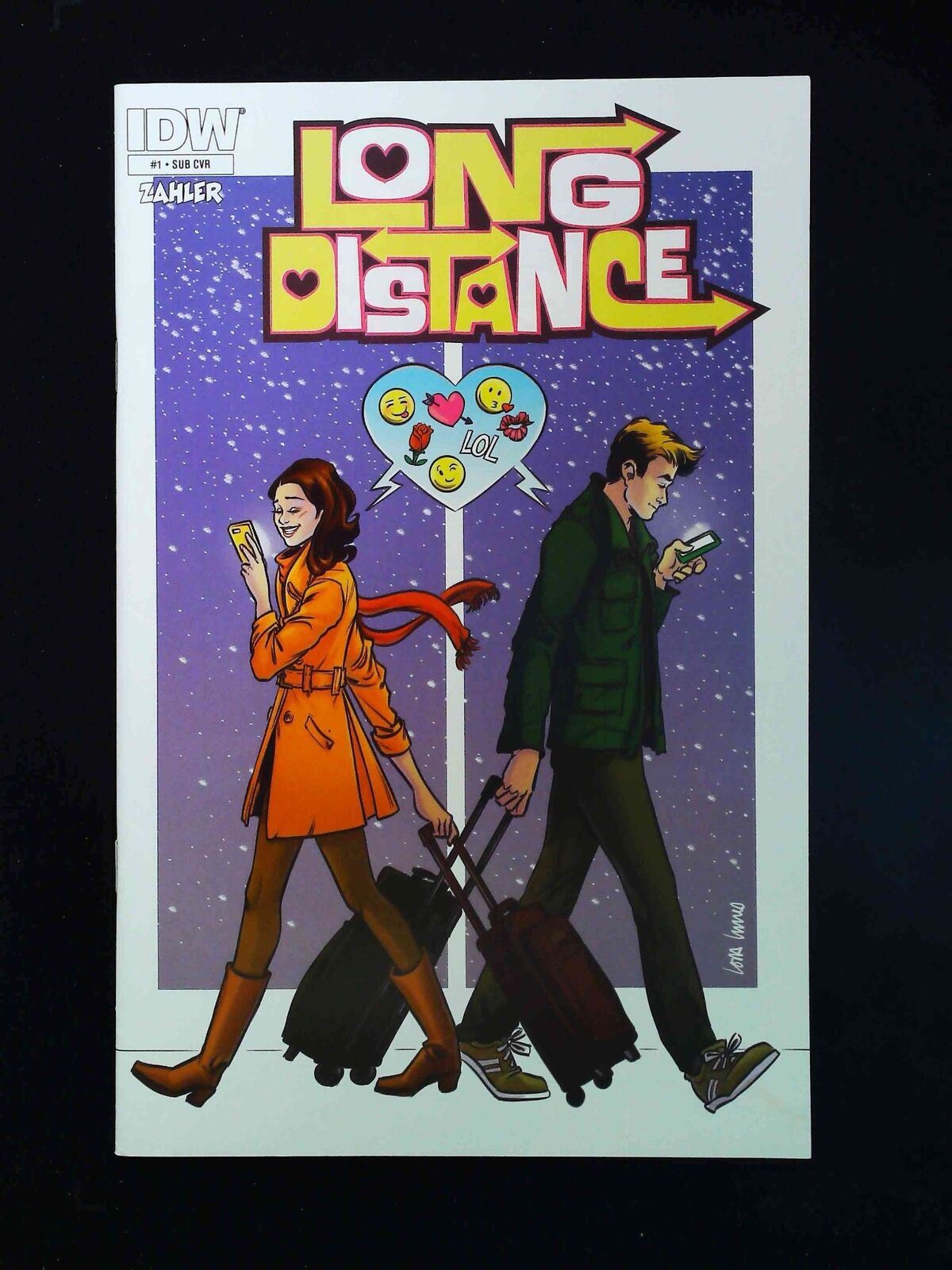 Long Ddistance #1 Sub Idw Comics 2015 Nm Innes Variant
