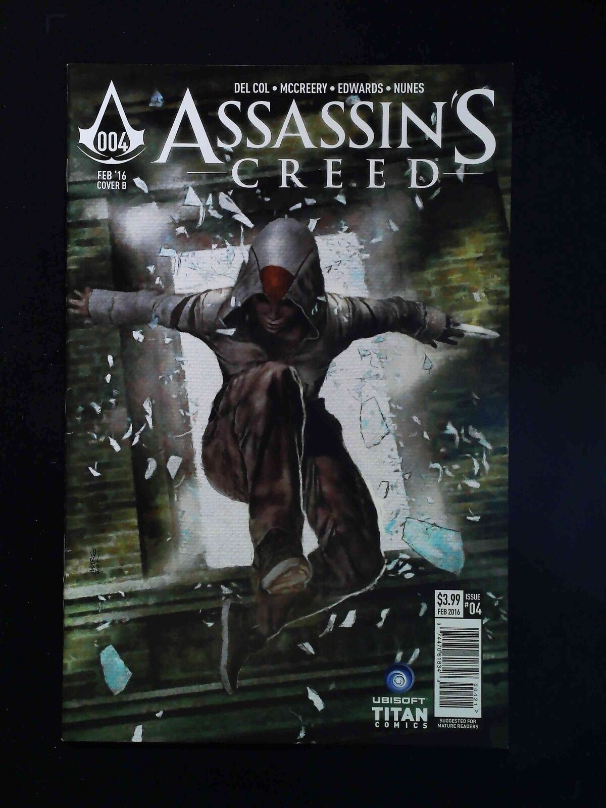 Assassin'S Creed #4B Titan Comics 2016 Vf+ Turini Variant