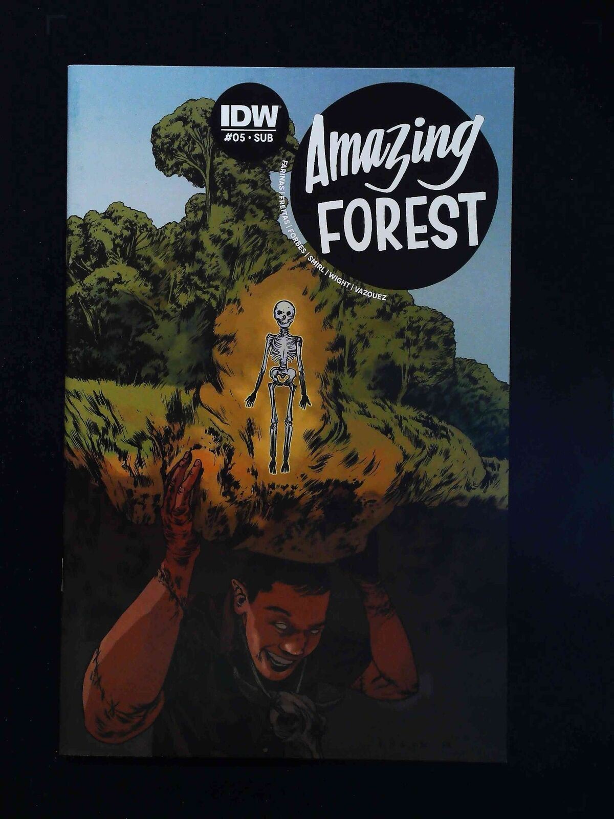 Amazing Forest #5Sub Idw Comics 2016 Nm Black Variant
