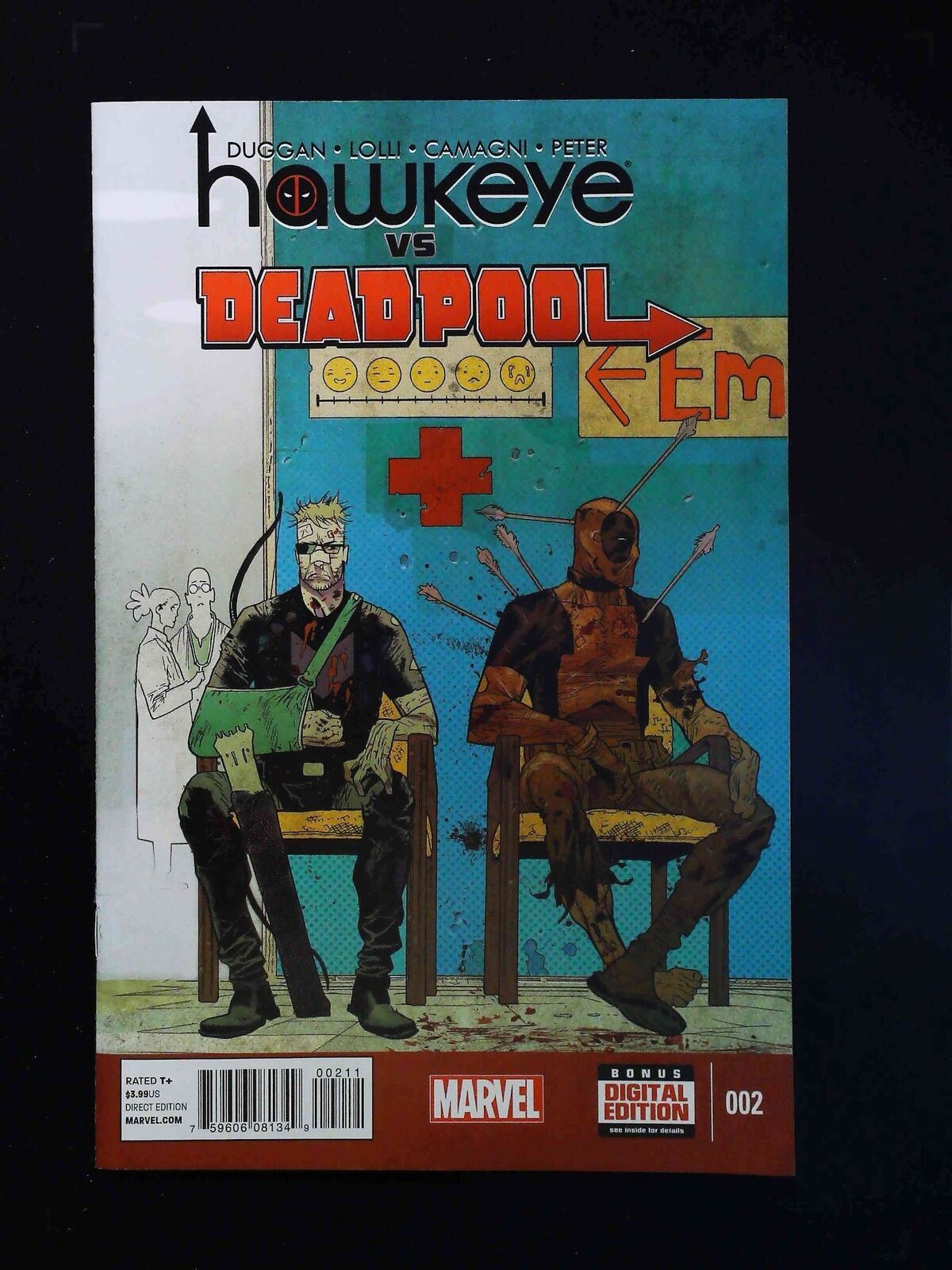 Hawkeye Vs Deadpool #2 Marvel Comics 2015 Nm