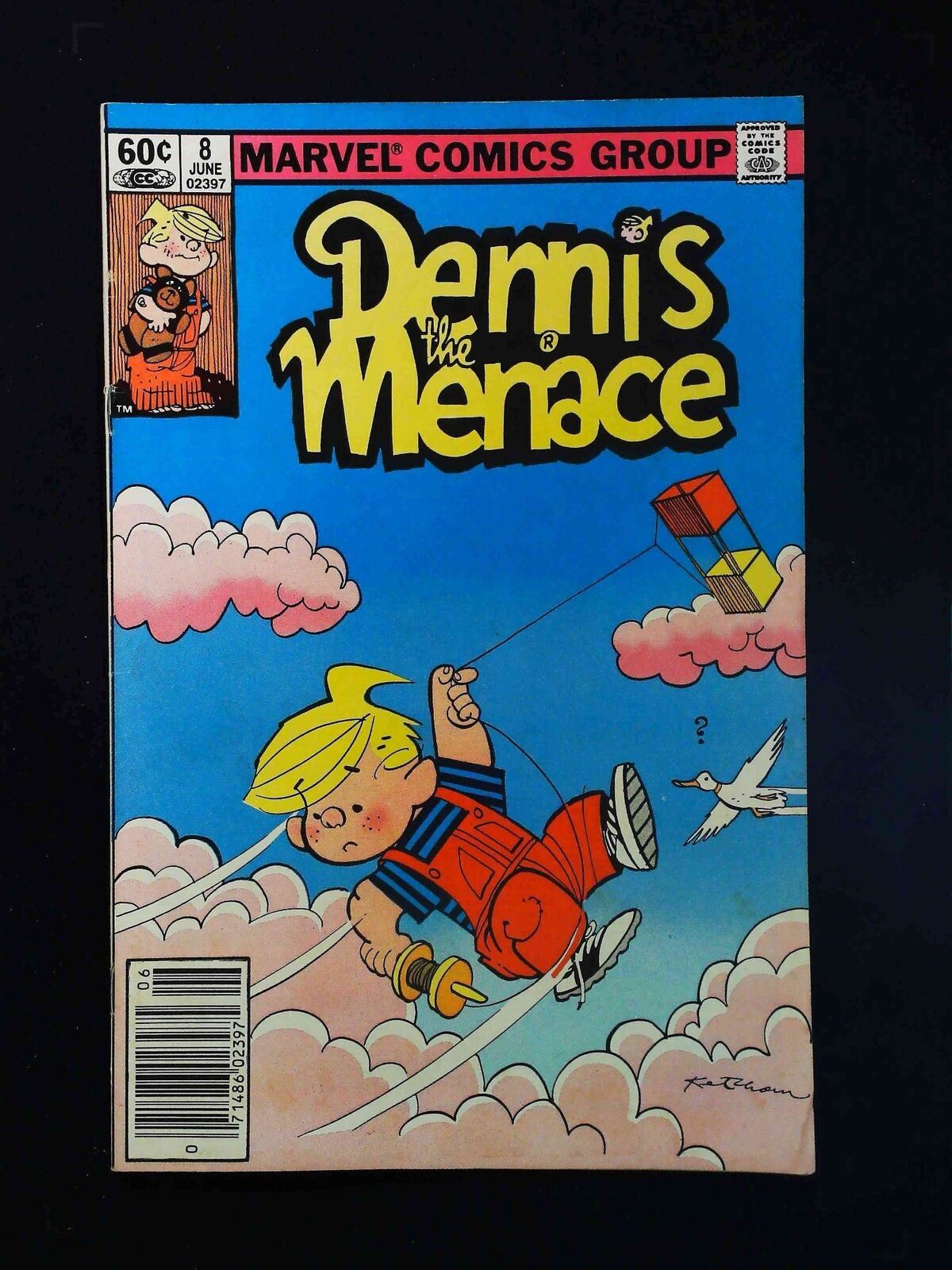 Dennis The Menace #8 Marvel Comics 1982 Fn/Vf Newsstand