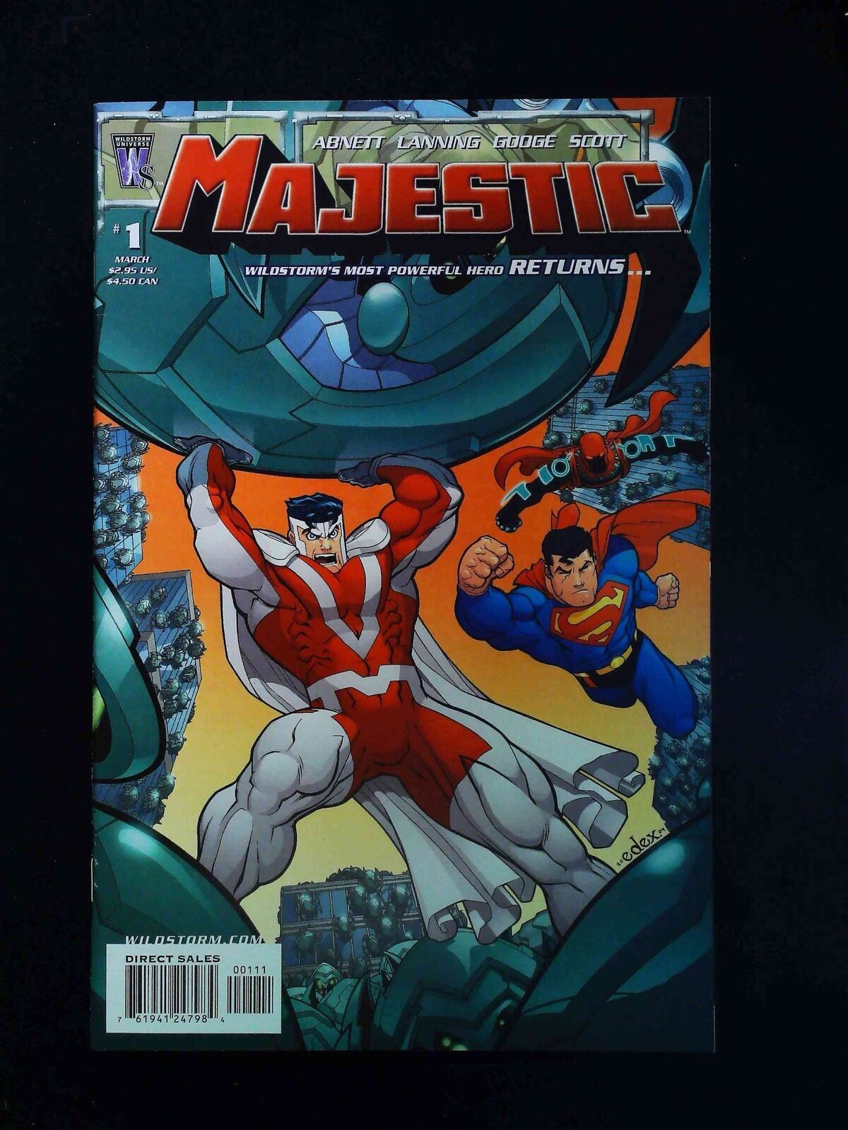 Majestic #1 (2Nd Series) Dc Comics 2005 Vf/Nm