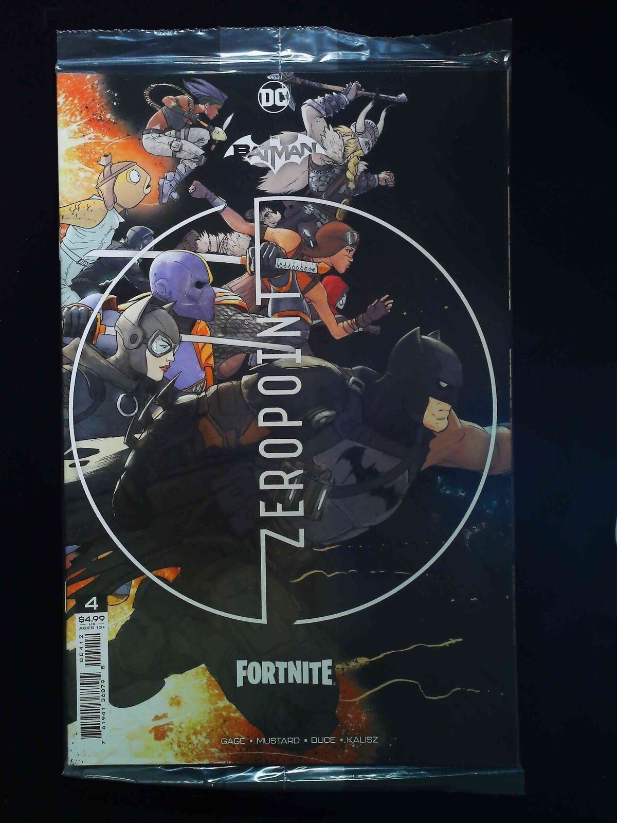 Batman Fortnite Zero Point #4D Dc Comics 2021 Nm- Janin Variant