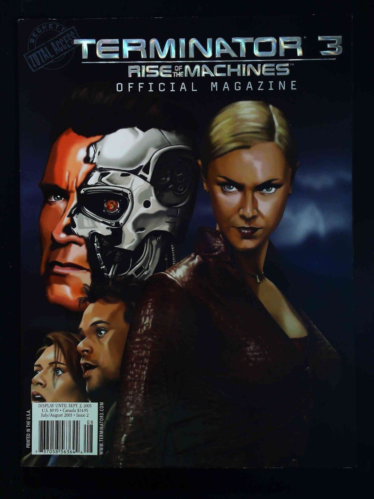Terminator 3 Rise Of The Machine Official Magazine #2 Beckett 2003 Vf+ Ns