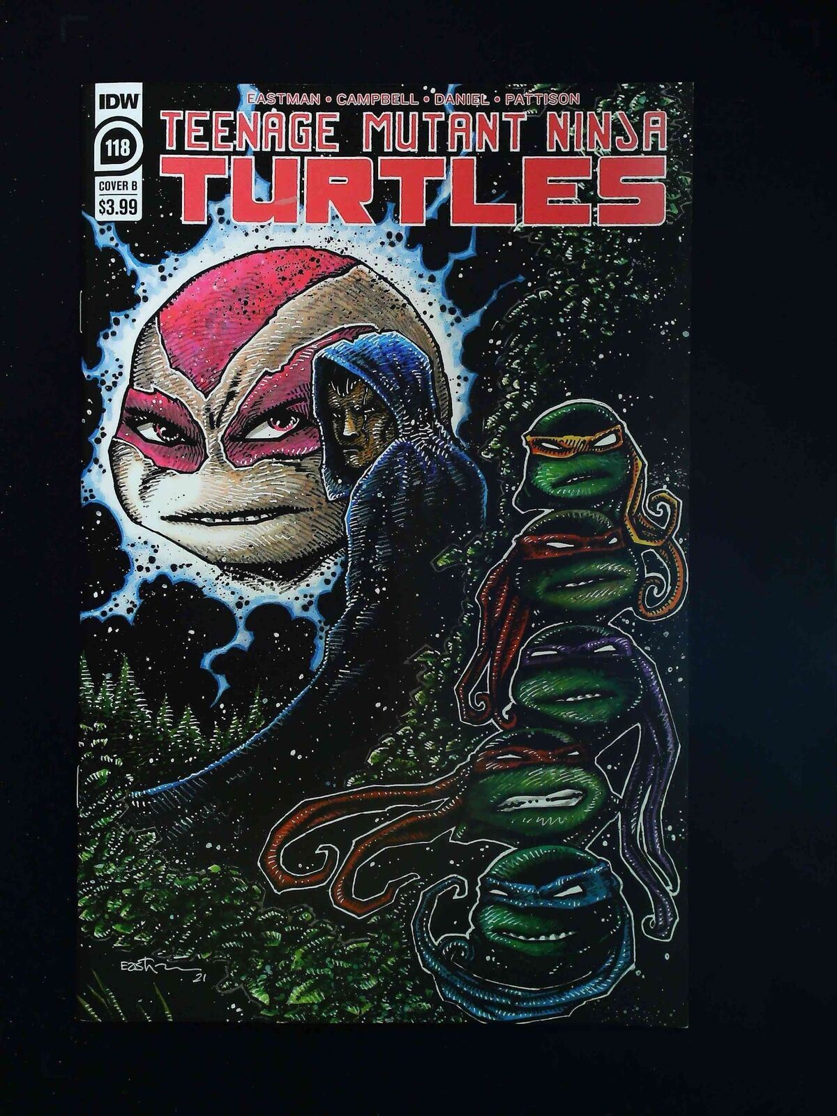 Teenage Mutant Ninja Turtles #118B Idw Comics 2021 Nm Eastman Variant