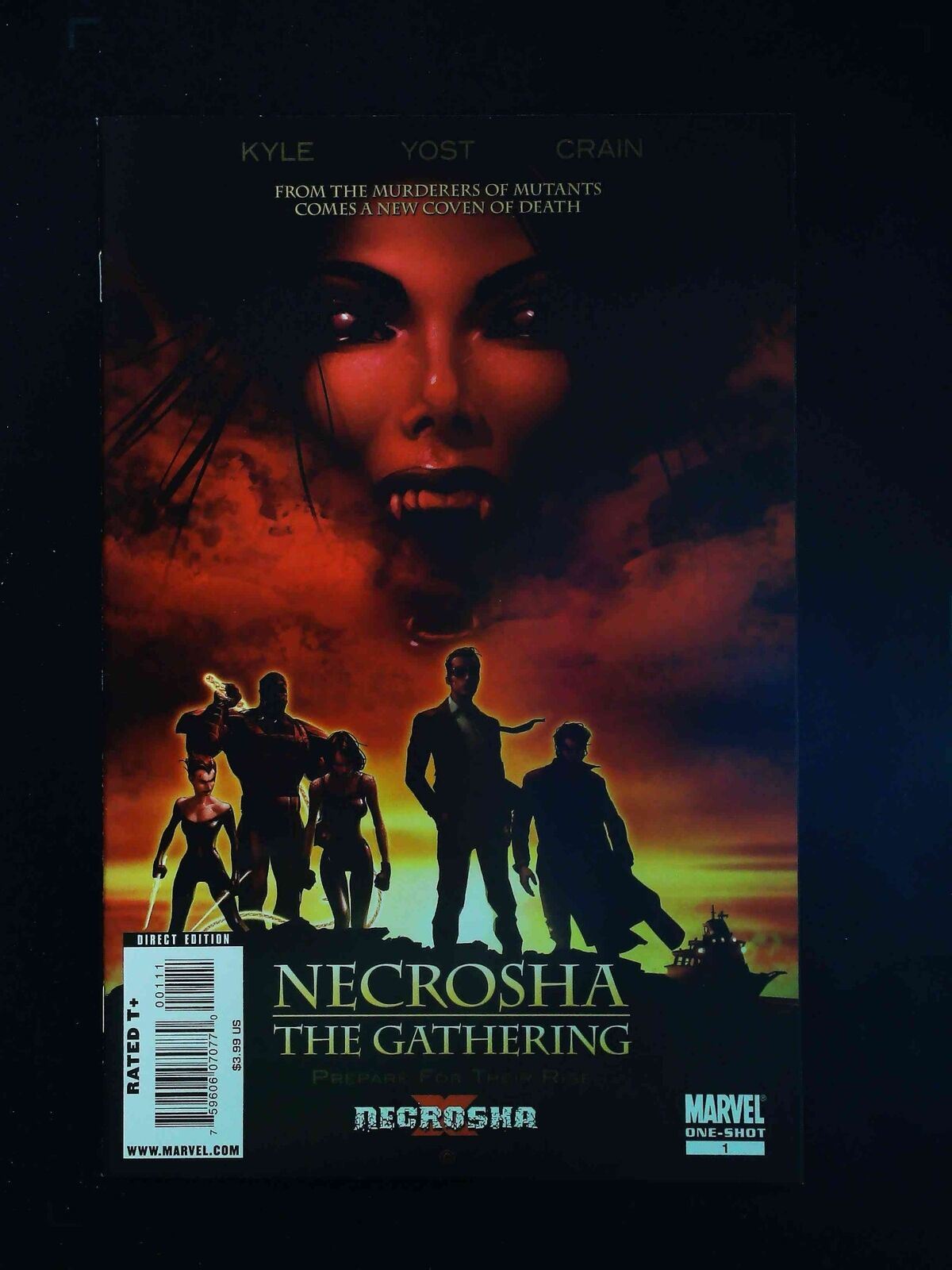 X Necrosha The Gathering #1 Marvel Comics 2010 Vf+