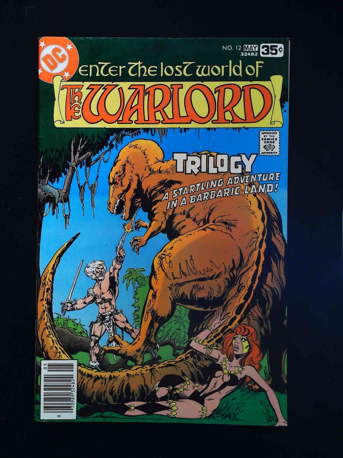 Warlord #12 Dc Comics 1978 Vf+ Newssstand