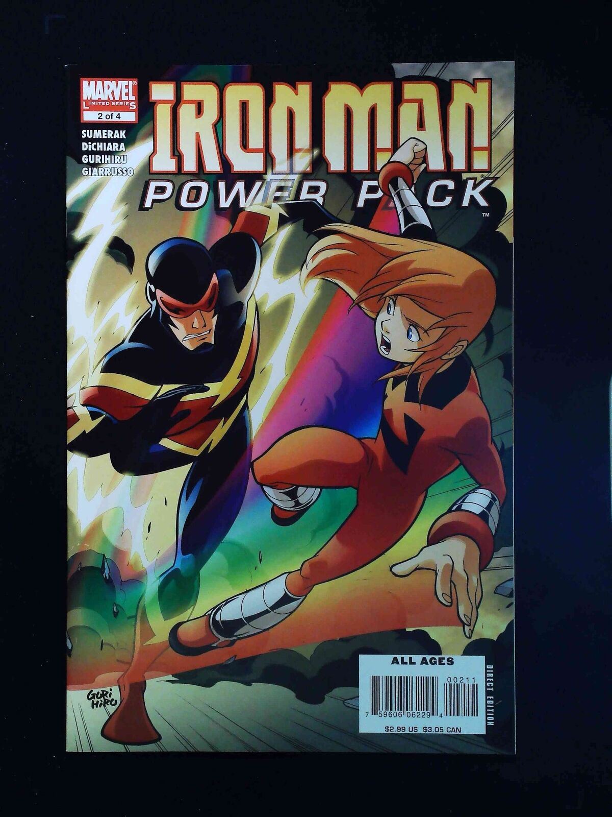 Iron Man Power Pack #2 Marvel Comics 2008 Vf/Nm