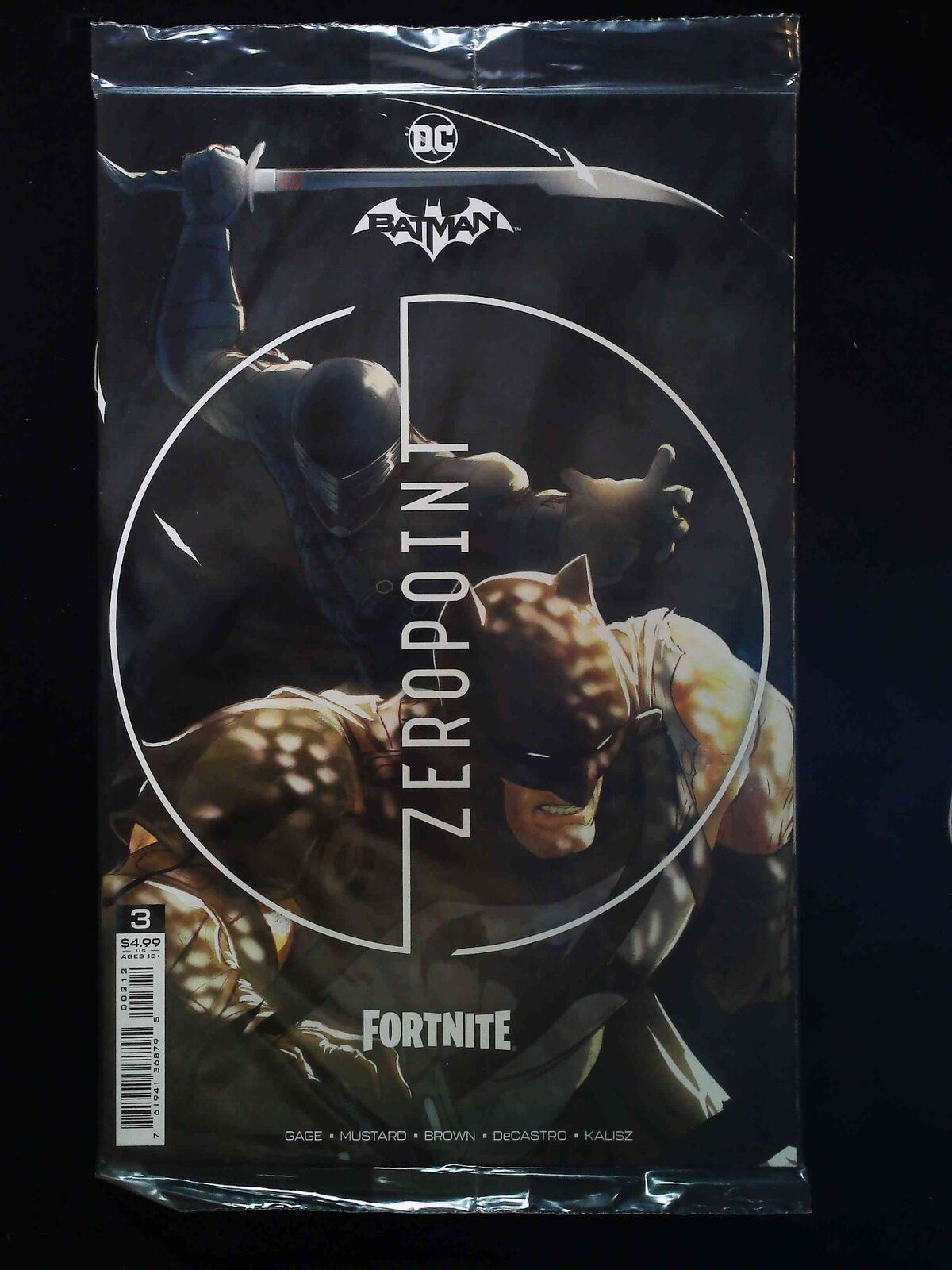 Batman Fortnite Zero Point #3D Dc Comics 2021 Vf/Nm Janin Variant