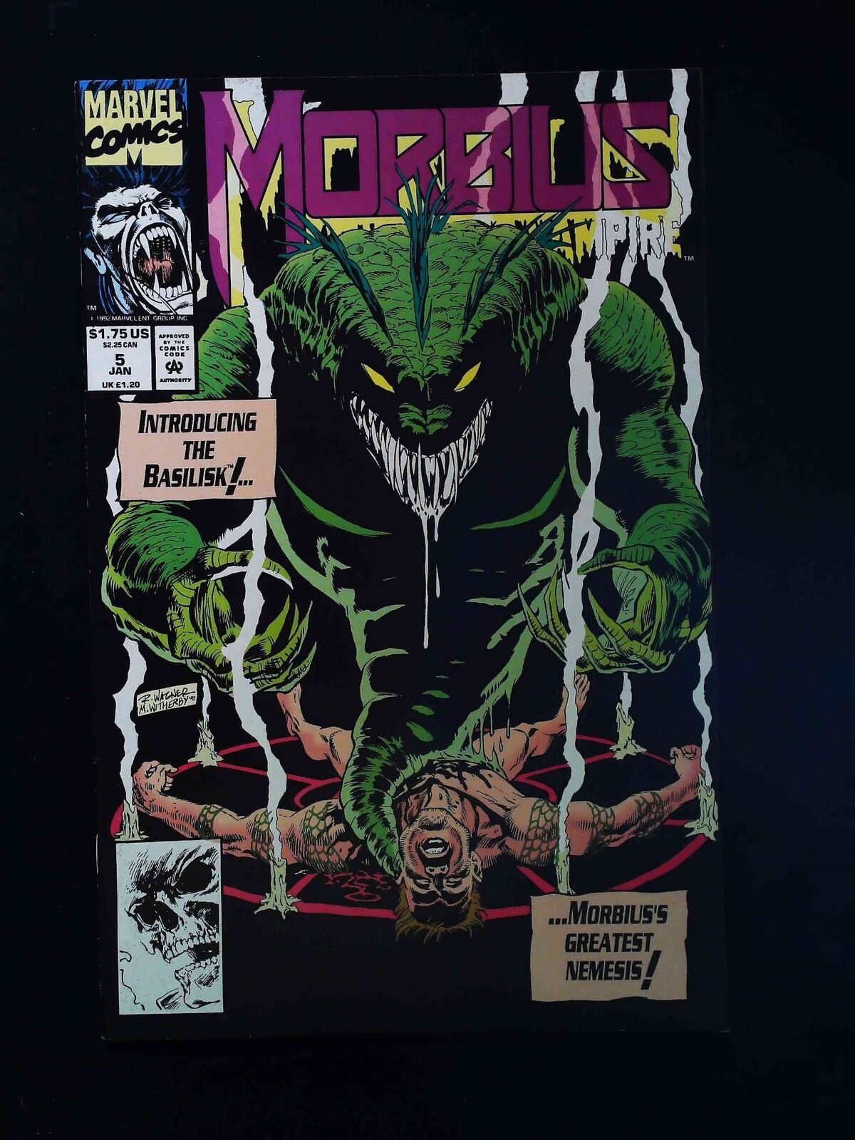 Morbius The Living Vampire #5 Marvel Comics 1993 Vf