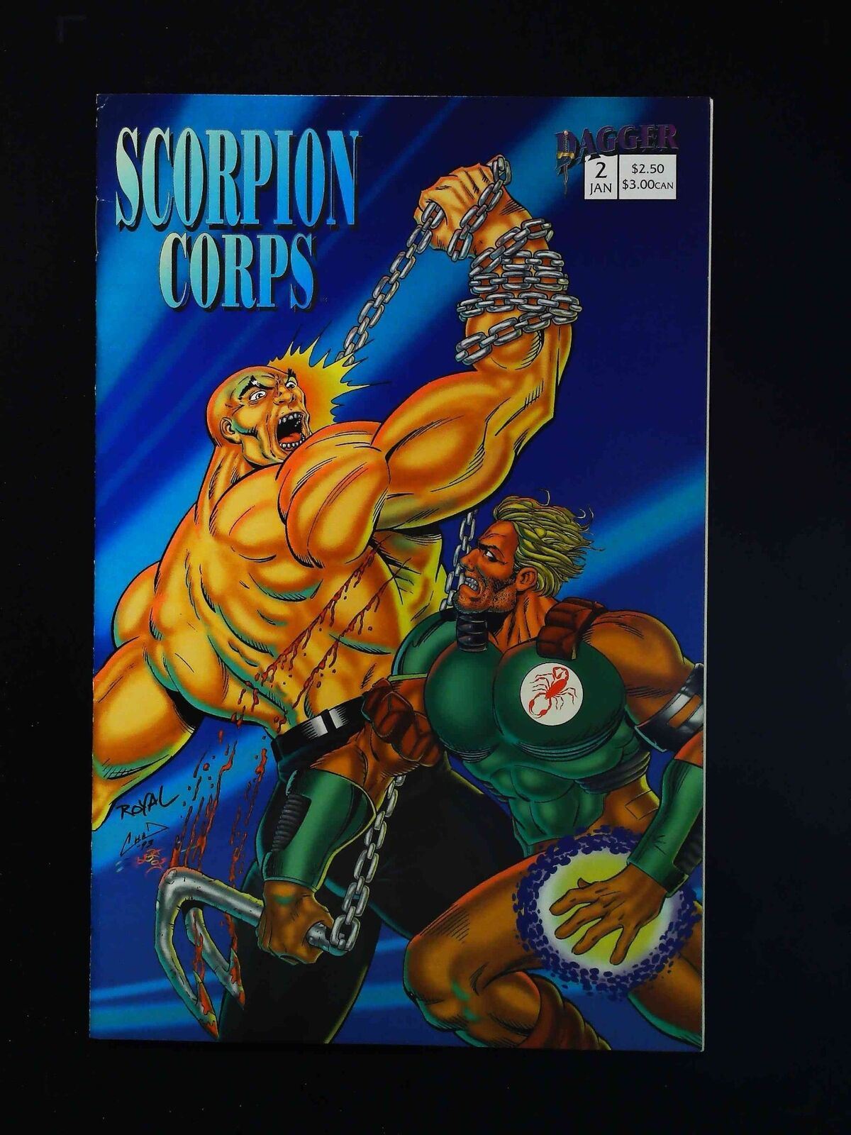 Scorpion Corps #2 Dagger Comics 1993 Vf+