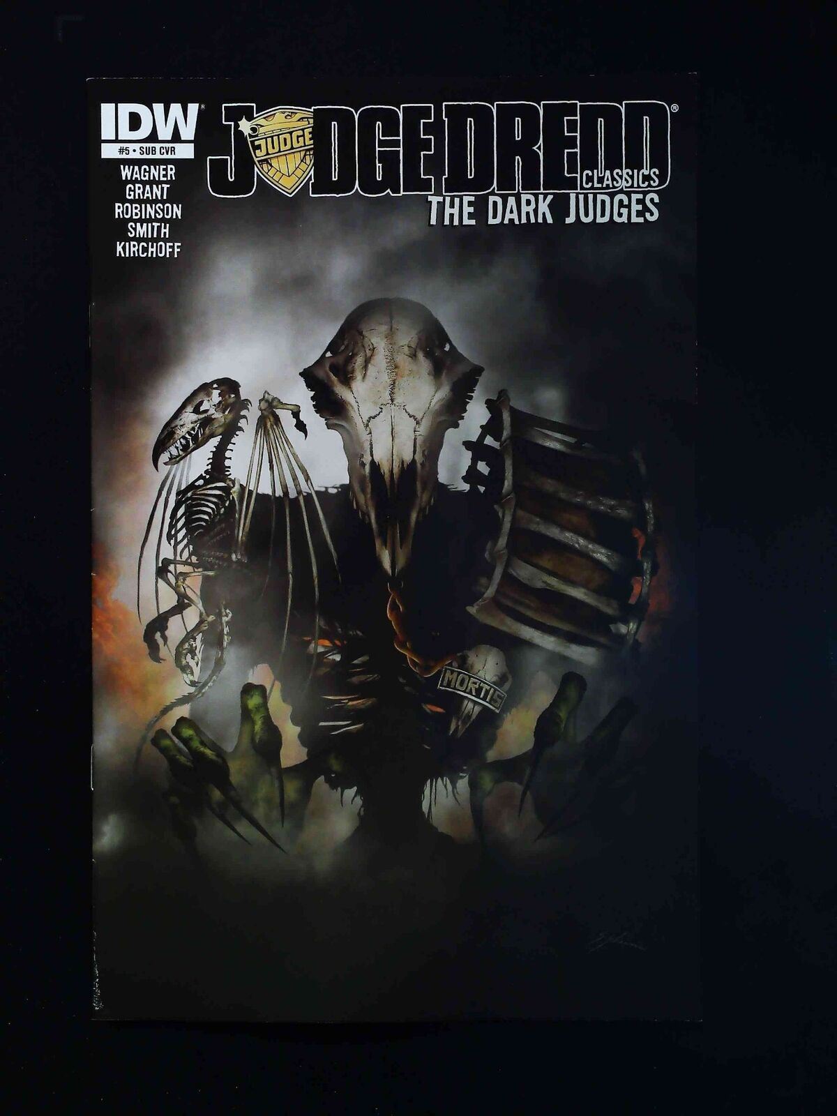 Judge Dredd Classics Dark Judges #5Sub Idw Comics 2015 Vf+ Shearon Variant