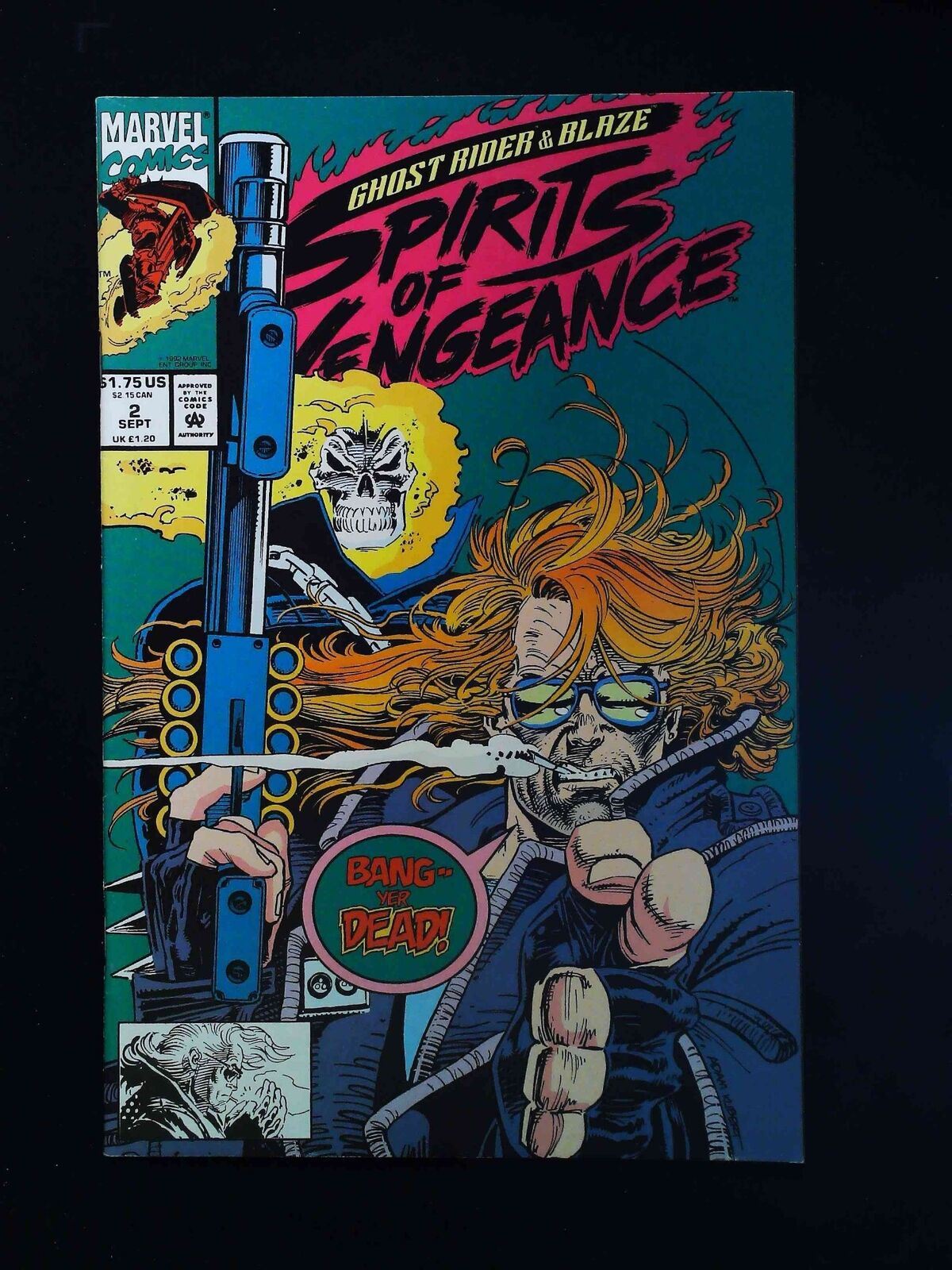 Ghost Rider Blaze Spirits Of Vengeance #2 Marvel Comics 1992 Vf+
