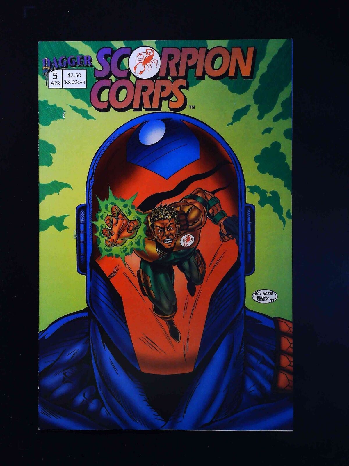 Scorpion Corps #5 Dagger Comics 1994 Vf/Nm