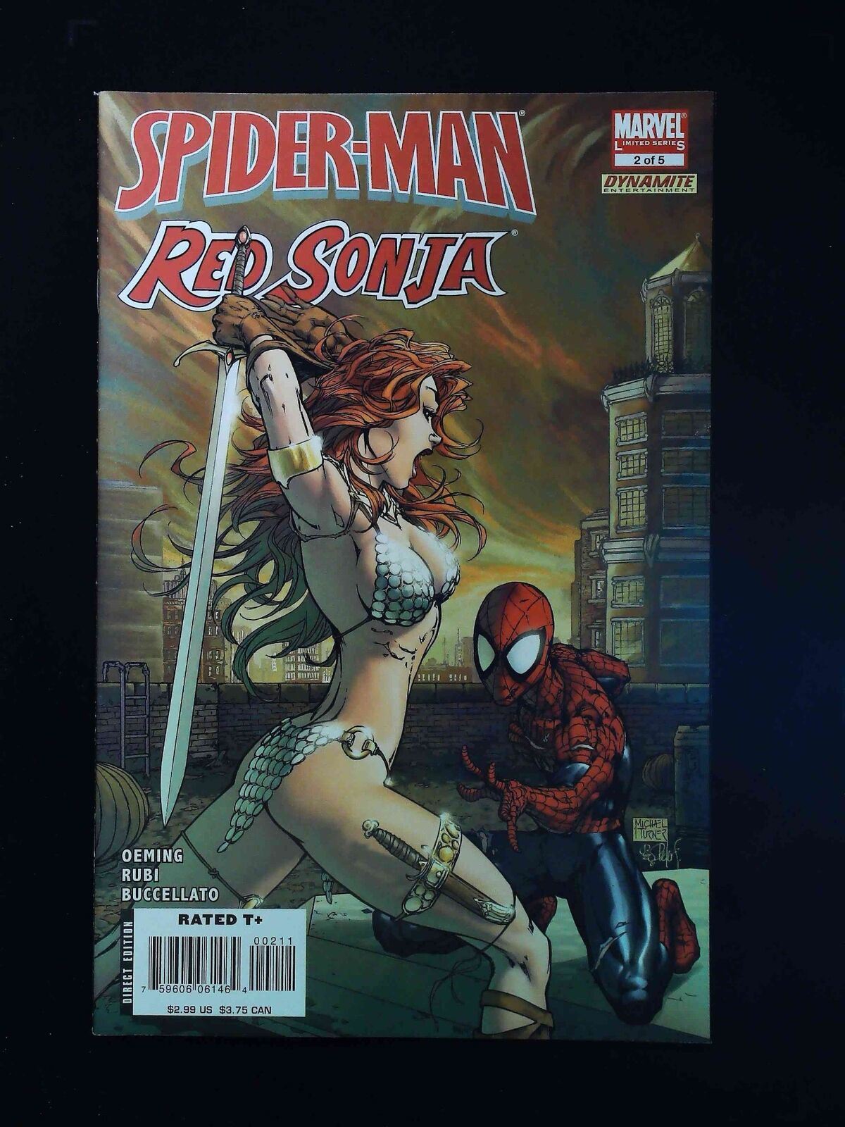 Spider-Man Red Sonja #2 Marvel Comics 2007 Nm-