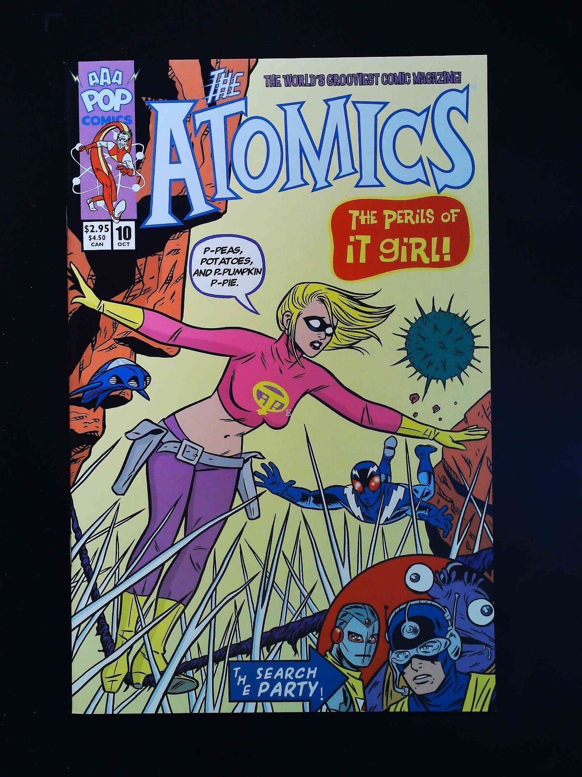 Atomics #10 Aaa Pop Comics 2000 Vf/Nm