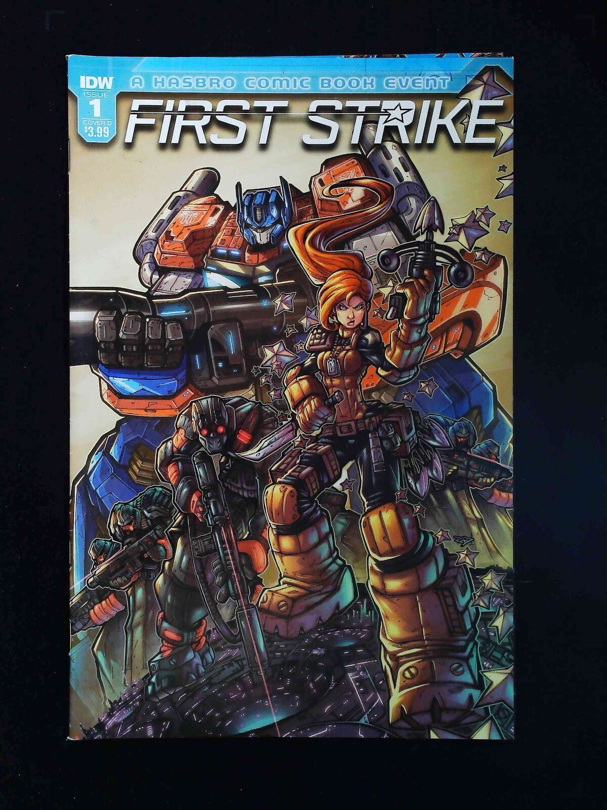 First Strike #1D Idw Comics 2017 Vf+ Duenas Variant