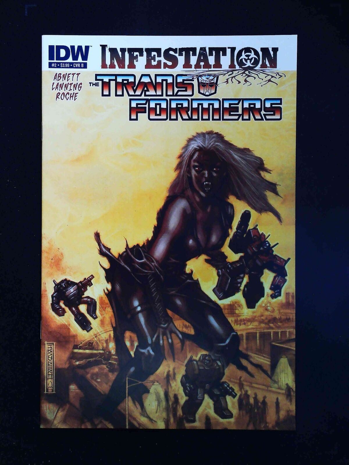 Transformers Infestation #2B Idw Comics 2011 Nm- Roche Variant