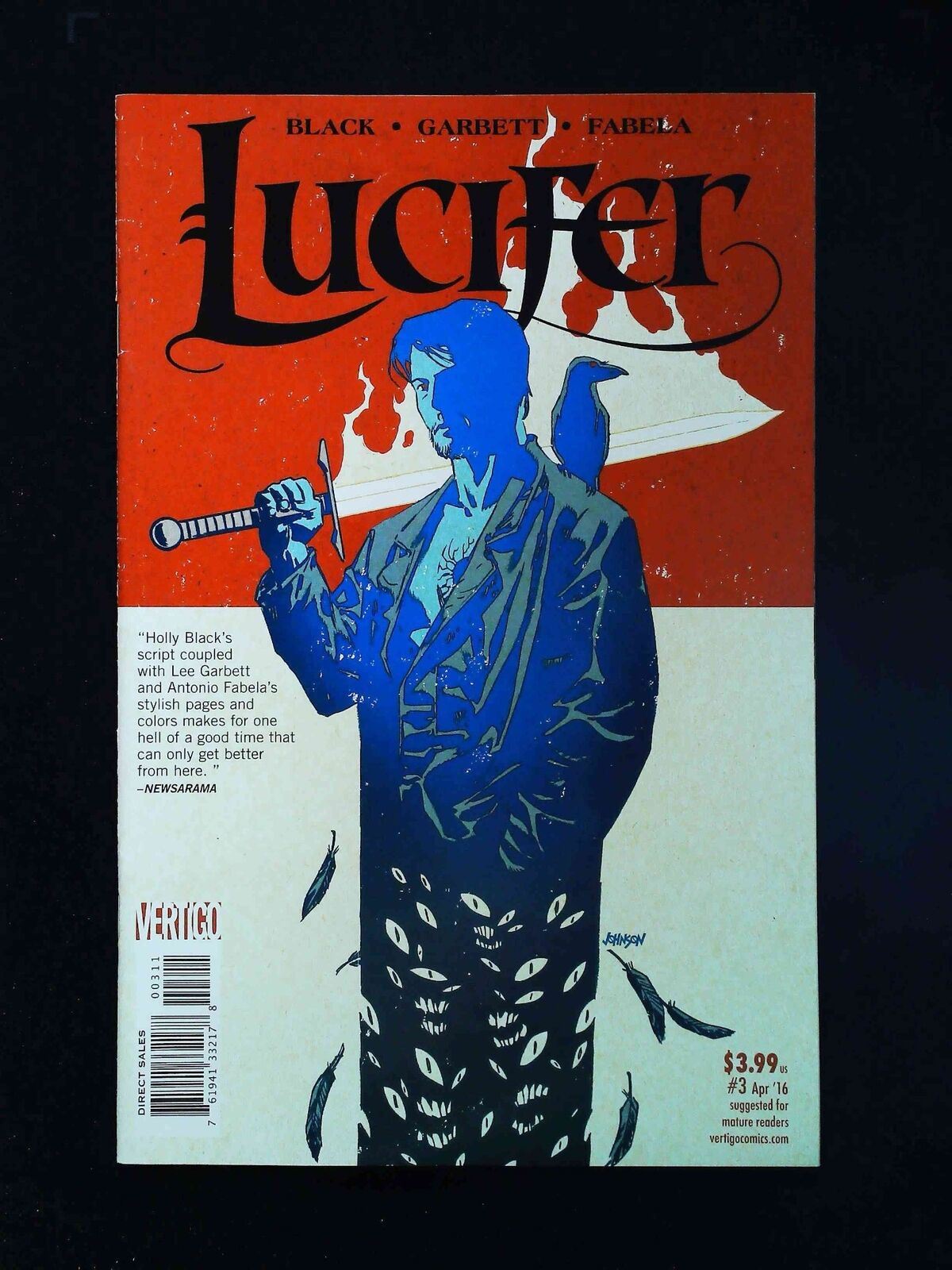 Lucifer #3 Dc Comics 2016 Vf+