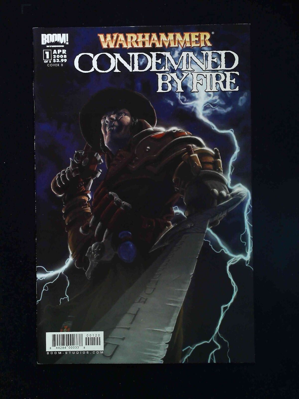 Warhammer Condemned By Fire #1 Boom Comics 2008 Vf/Nm