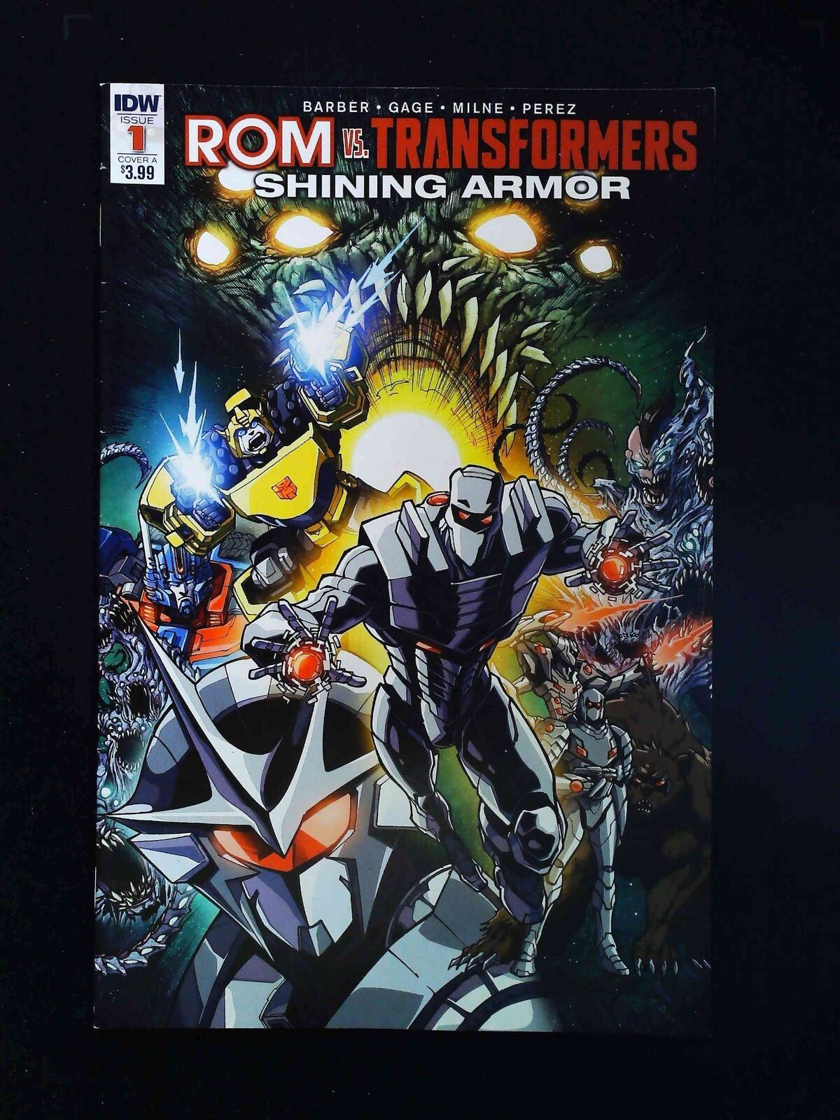 Rom Vs. Transformers Shining Armor #1 Idw Comics 2017 Vf+