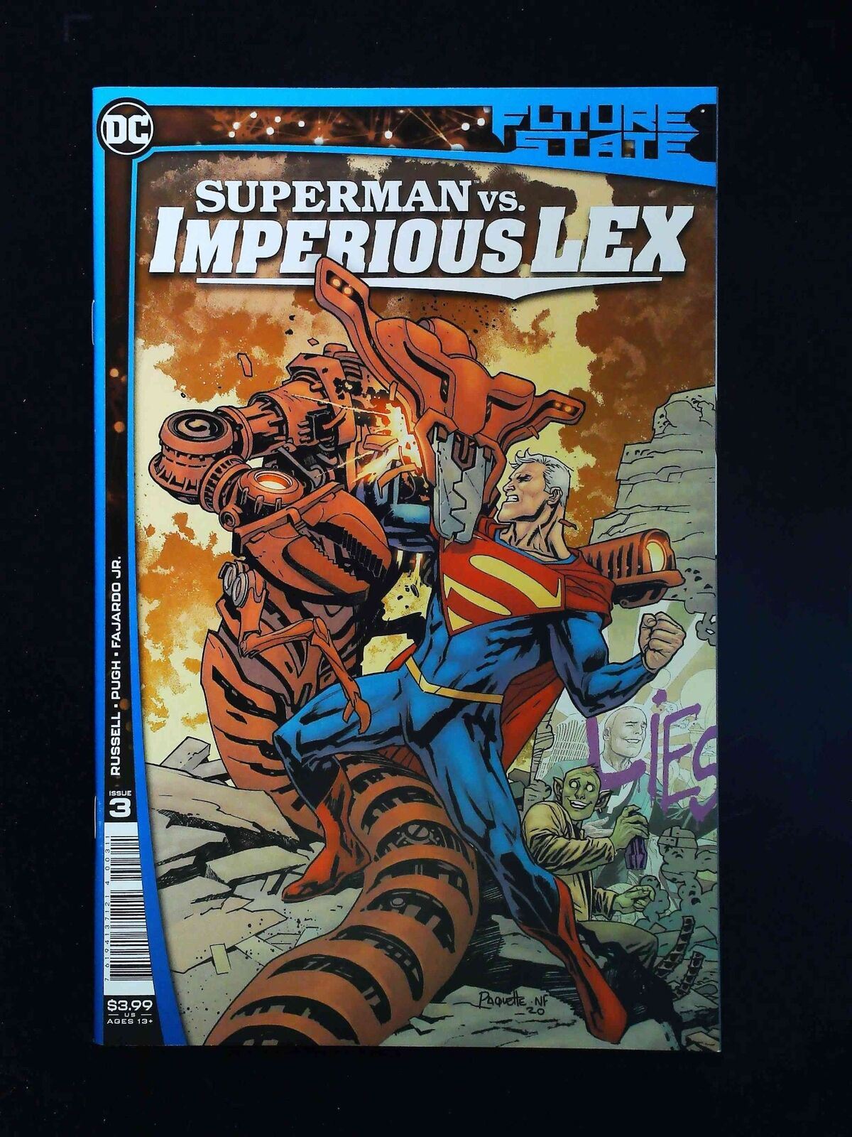 Future State Superman Vs. Imperious Lex #3 Dc Comics 2021 Nm