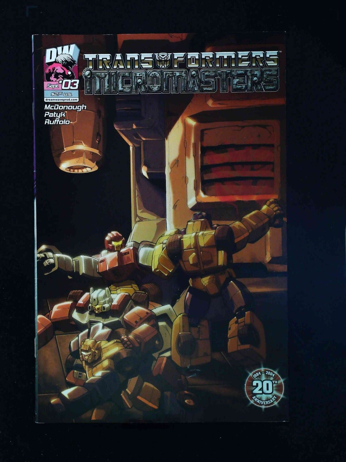Transformers Micromasters #3B Dreamwave Comics 2004 Vf+ Pat Lee Variant