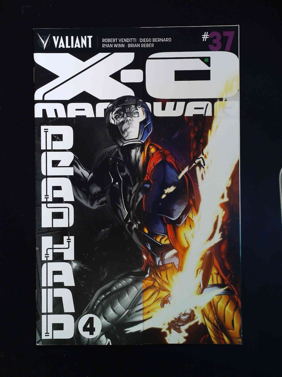 X-O Manowar #37 (3Rd Series) Valiant Comics 2015 Nm Signed By Brian Reber