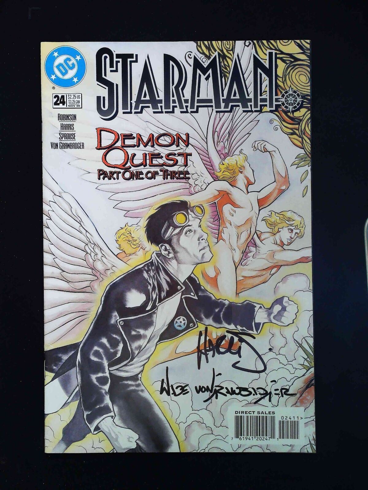 Starman #24 (2Nd Series) Dc Comics 1996 Nm- Signed By Harris